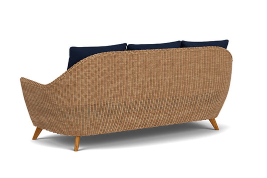 Lloyd Flanders - Tobago Sofa In Hyacinth Finish With Decorline Navy Fabric - 4260550932019 view 2