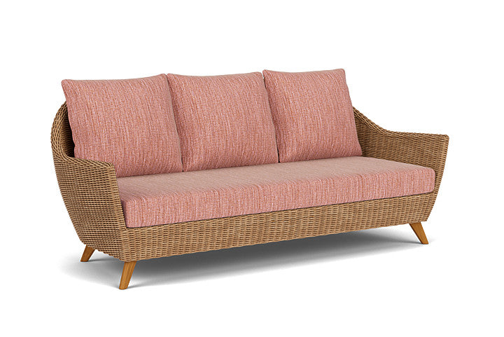 Lloyd Flanders - Tobago Sofa In Hyacinth Finish With Friendly Carnival Fabric - 4260550932043 view 1
