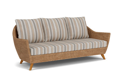 Lloyd Flanders - Tobago Sofa In Hyacinth Finish With Purveyor Pewter Fabric - 426055093146 view 1