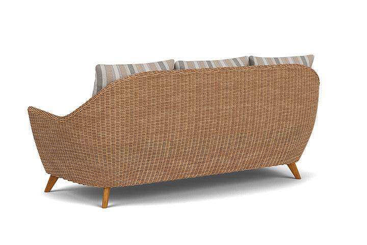 Lloyd Flanders - Tobago Sofa In Hyacinth Finish With Purveyor Pewter Fabric - 426055093146 view 2