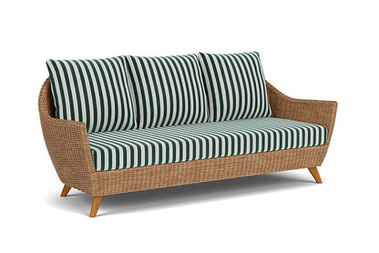 Lloyd Flanders - Tobago Sofa In Hyacinth Finish With Safari/White Stripe Fabric - 426055093269 view 1