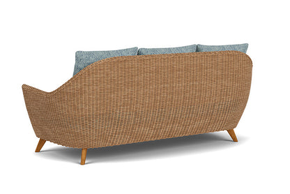 Lloyd Flanders - Tobago Sofa In Hyacinth Finish With Serene Ocean Fabric - 4260550932032 view 2