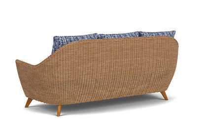 Lloyd Flanders - Tobago Sofa In Hyacinth Finish With Visions Cobalt Fabric - 426055093683 view 2