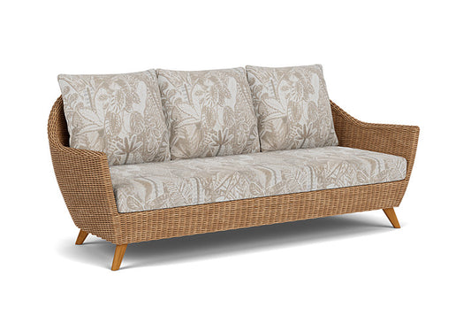 Lloyd Flanders - Tobago Sofa In Hyacinth Finish With Wayfarer Dune Fabric - 4260550932073 view 1