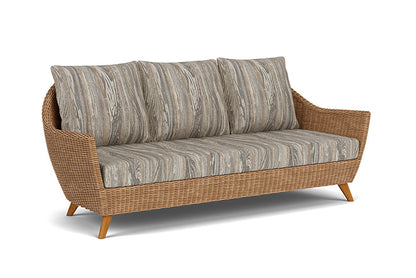 Lloyd Flanders - Tobago Sofa In Hyacinth Finish With Woodgrain Ash Fabric - 426055093723 view 1