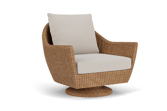Lloyd Flanders - Tobago Swivel Rocker Lounge Chair In Hyacinth Finish With Azulu Twine Fabric - 4260810932034 view 1