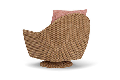Lloyd Flanders - Tobago Swivel Rocker Lounge Chair In Hyacinth Finish With Friendly Carnival Fabric - 4260810932043 view 2