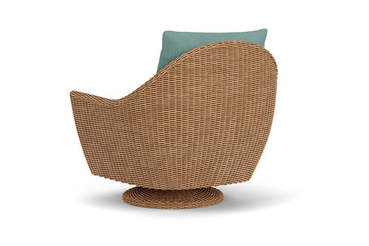 Lloyd Flanders - Tobago Swivel Rocker Lounge Chair In Hyacinth Finish With Loveboat Mint Fabric - 4260810932010 view 2