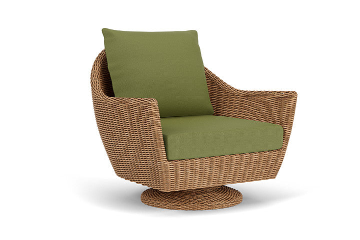 Lloyd Flanders - Tobago Swivel Rocker Lounge Chair In Hyacinth Finish With Reflections Grass Fabric - 4260810932051 view 1