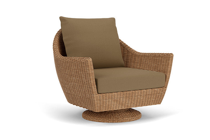 Lloyd Flanders - Tobago Swivel Rocker Lounge Chair In Hyacinth Finish With Reflections Straw Fabric - 4260810932053 view 1