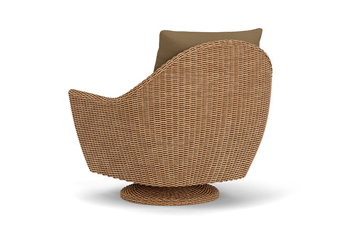Lloyd Flanders - Tobago Swivel Rocker Lounge Chair In Hyacinth Finish With Reflections Straw Fabric - 4260810932053 view 2