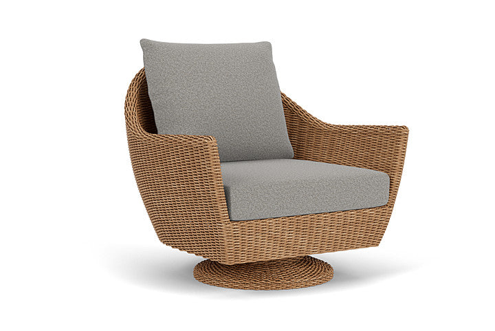 Lloyd Flanders - Tobago Swivel Rocker Lounge Chair In Hyacinth Finish With Rumba Nickel Fabric - 4260810932011 view 1