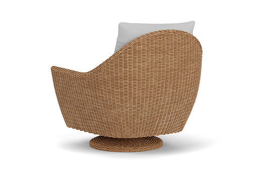 Lloyd Flanders - Tobago Swivel Rocker Lounge Chair In Hyacinth Finish With Sandberg Dove Fabric - 4260810932022 view 2