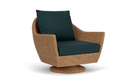 Lloyd Flanders - Tobago Swivel Rocker Lounge Chair In Hyacinth Finish With Sandberg Lagoon Fabric - 4260810932039 view 1