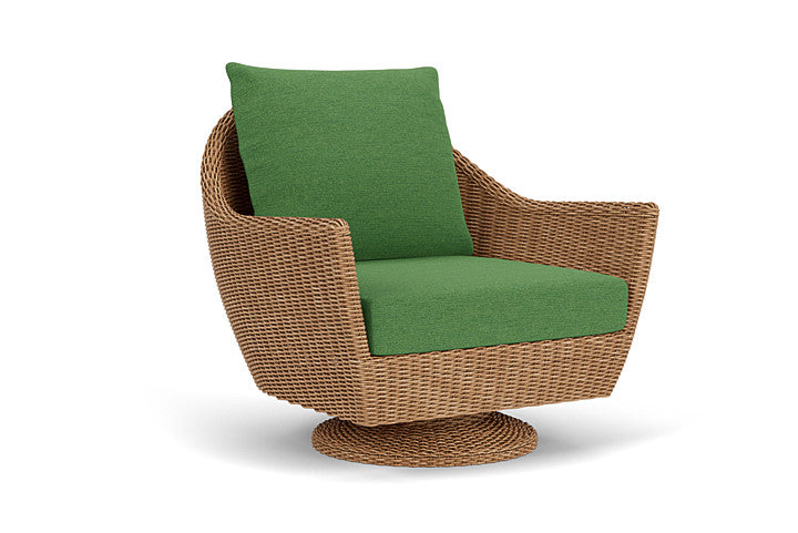 Lloyd Flanders - Tobago Swivel Rocker Lounge Chair In Hyacinth Finish With Seadog Botanical Fabric - 4260810932066 view 1