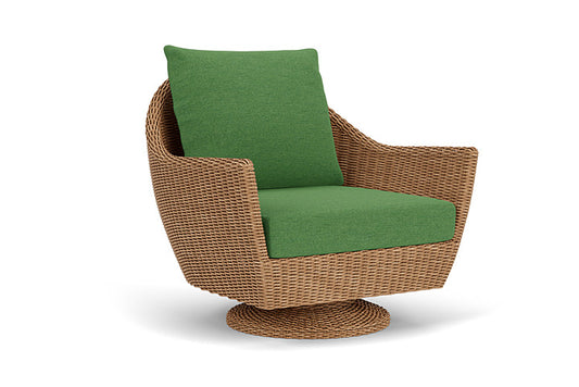 Lloyd Flanders - Tobago Swivel Rocker Lounge Chair In Hyacinth Finish With Seadog Botanical Fabric - 4260810932066 view 1