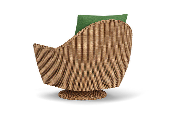 Lloyd Flanders - Tobago Swivel Rocker Lounge Chair In Hyacinth Finish With Seadog Botanical Fabric - 4260810932066 view 2