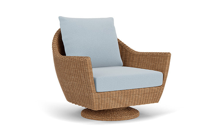 Lloyd Flanders - Tobago Swivel Rocker Lounge Chair In Hyacinth Finish With Unearth Dew Fabric - 4260810932084 view 1