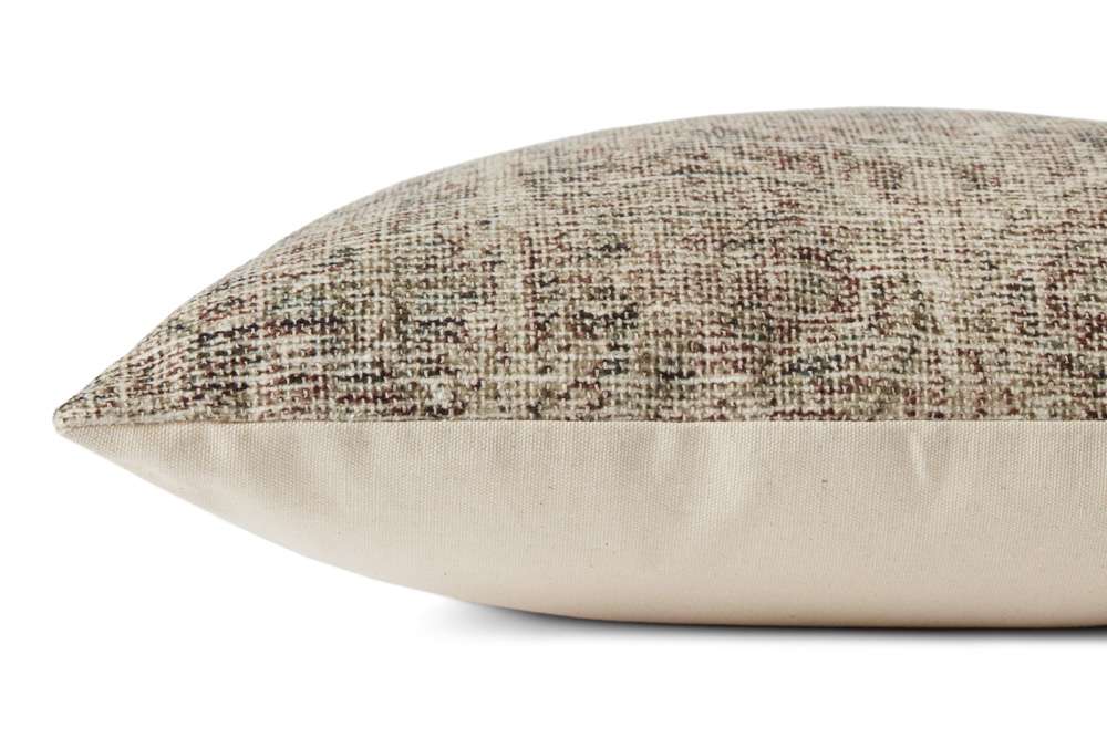 Loloi - Beige / Multi 18 x 18 Cover w/Down Pillow - DSETPLL0095BEMLPIL1 veiw 2