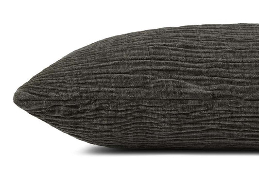 Loloi - Charcoal 13 x 21 Cover w/Down Pillow - DSETPLL0097CC00PIL5 veiw 2
