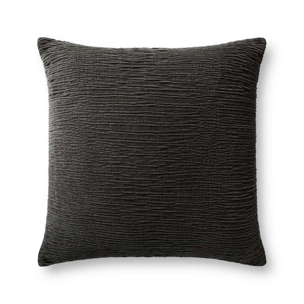 Loloi - Charcoal 22 x 22 Cover w/Down Pillow - DSETPLL0097CC00PIL3 veiw 1
