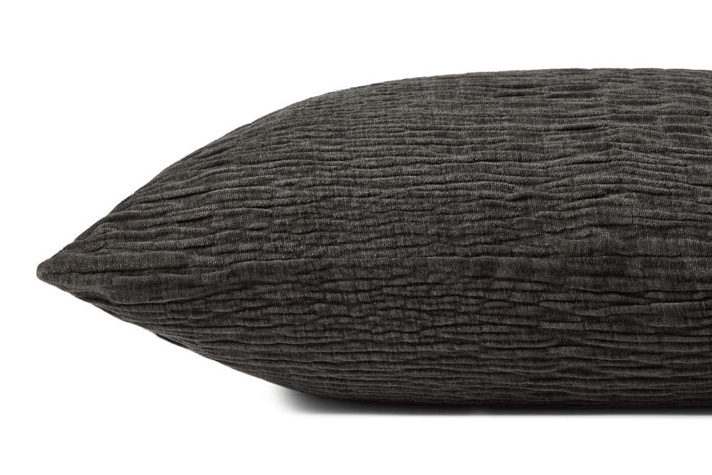 Loloi - Charcoal 22 x 22 Cover w/Poly Pillow - PSETPLL0097CC00PIL3 veiw 5