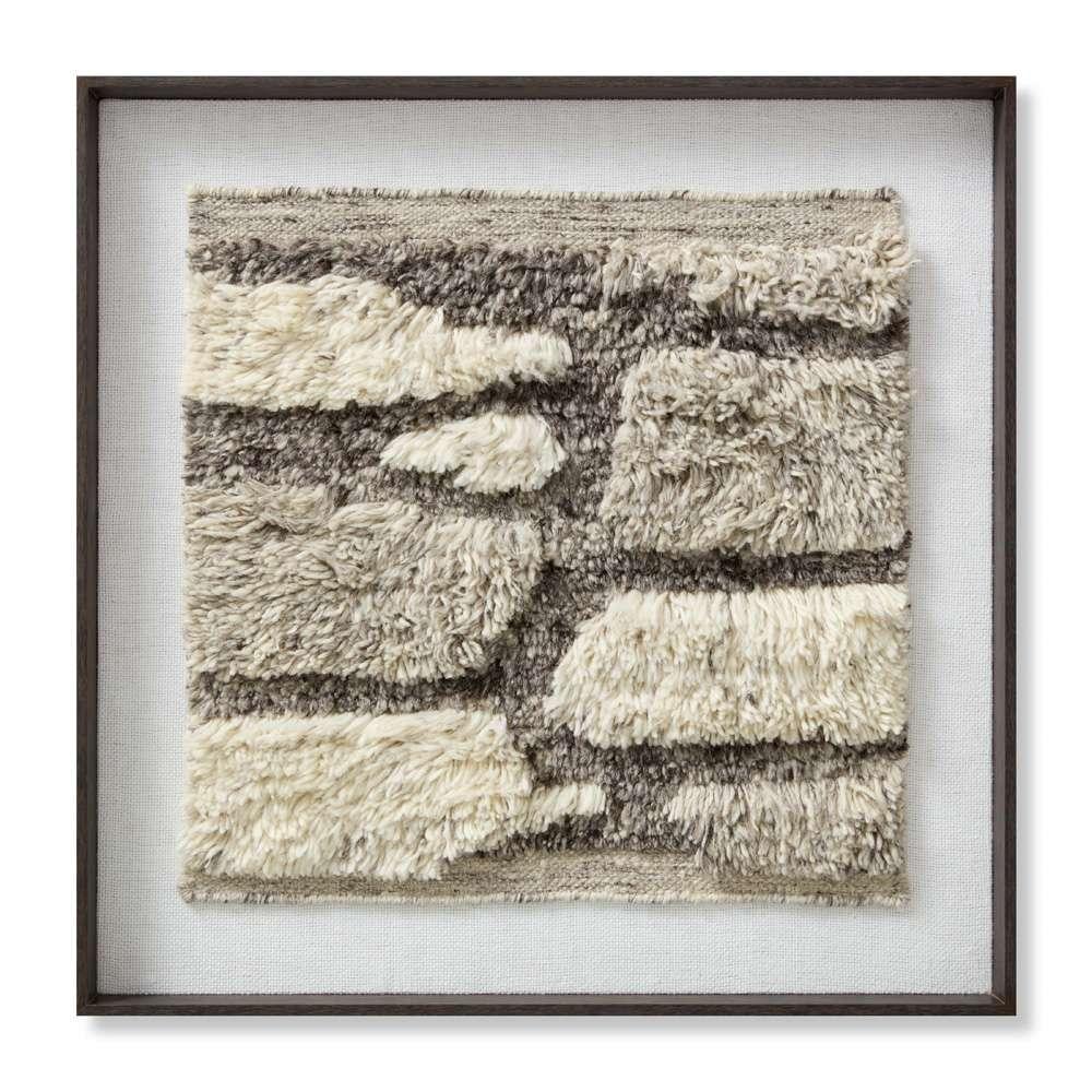 Loloi - Cobblestone Ivory / Grey 2-7in X 2-7in Wall Art - AW0410COBBLIVGYA048 veiw 1