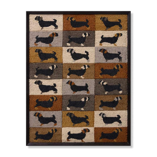 Loloi - Dackel Brown / Grey 2-8in X 3-5in Wall Art - AW0402DACKEBRGYZ640 veiw 1