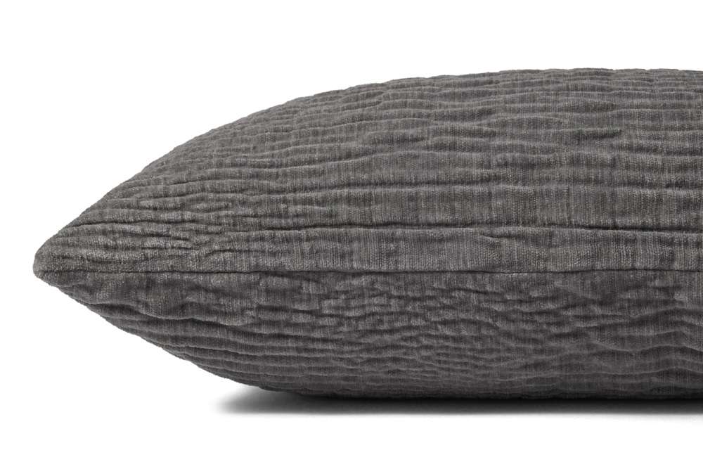 Loloi - Grey 16 x 26 Cover Only Pillow - P027PLL0097GY00PI15 veiw 2