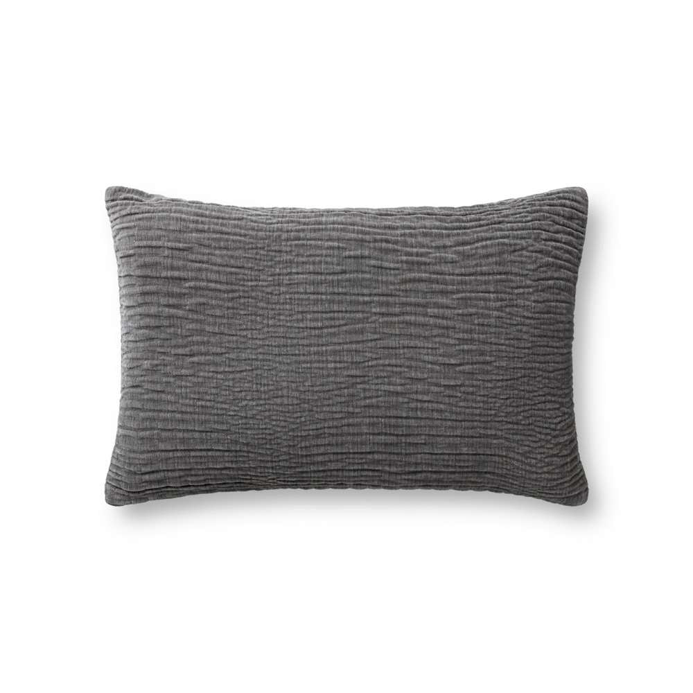 Loloi - Grey 16 x 26 Cover w/Poly Pillow - PSETPLL0097GY00PI15 veiw 1