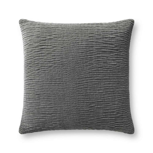 Loloi - Grey 22 x 22 Cover Only Pillow - P027PLL0097GY00PIL3 veiw 1