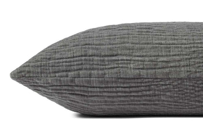 Loloi - Grey 22 x 22 Cover w/Poly Pillow - PSETPLL0097GY00PIL3 veiw 2