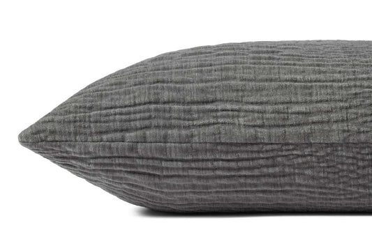 Loloi - Grey 22 x 22 Cover w/Poly Pillow - PSETPLL0097GY00PIL3 veiw 2