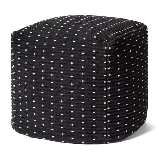 Loloi - LPF0039 Black 18inW x 18inD x 18inHCover Only Pillow - P098LPF0039BL00PF18 veiw 1