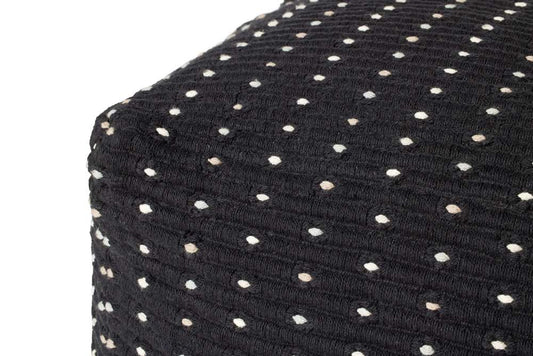 Loloi - LPF0039 Black 18inW x 18inD x 18inHCover Only Pillow - P098LPF0039BL00PF18 veiw 2