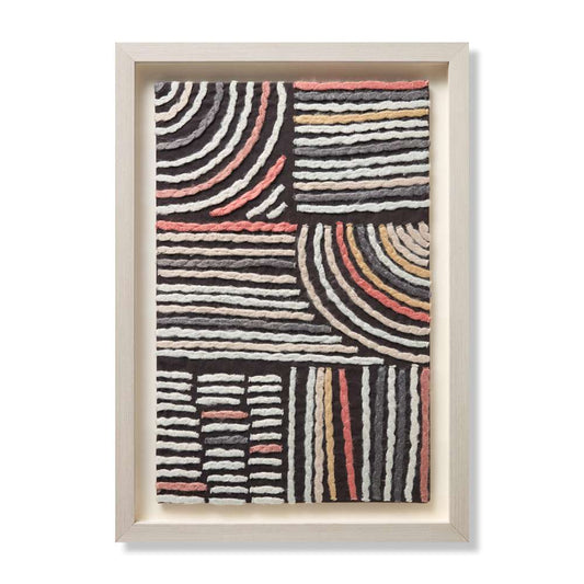 Loloi - Matrix Brown / Beige 2-4in X 1-8in Wall Art - AW0372MATRIBRBEZ505 veiw 1
