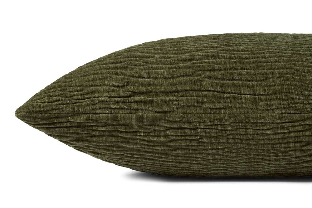 Loloi - Olive 22 x 22 Cover w/Poly Pillow - PSETPLL0097OL00PIL3 veiw 2