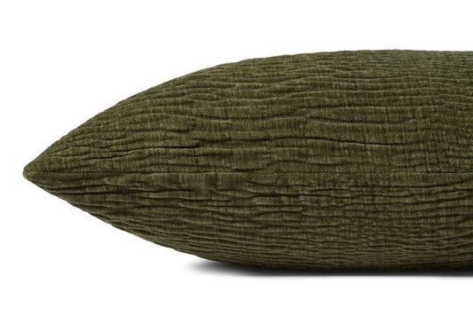 Loloi - Olive 22 x 22 Cover w/Poly Pillow - PSETPLL0097OL00PIL3 veiw 2