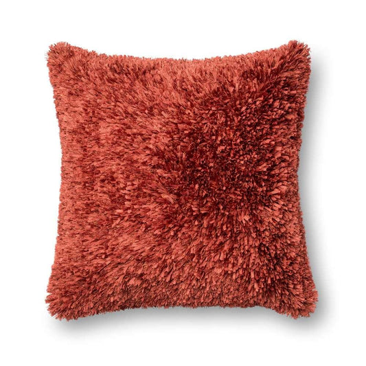 Loloi - P0045 Rust 22in x 22in Cover w/Poly Pillow - PSETP0045RU00PIL3 veiw 1