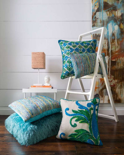 Loloi - P0242 Blue / Multi 22in x 22in Cover Only Pillow - P053P0242BBMLPIL3 veiw 2