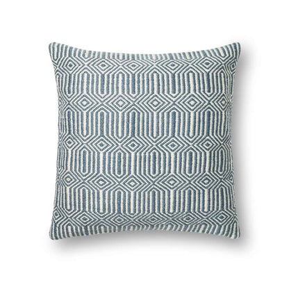 Loloi - P0339 Blue / Ivory 22in x 22in Cover Only Pillow - P051P0339BBIVPIL3 veiw 1