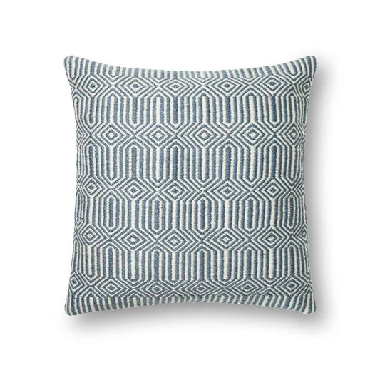 Loloi - P0339 Blue / Ivory 22in x 22in Cover Only Pillow - P051P0339BBIVPIL3 veiw 1