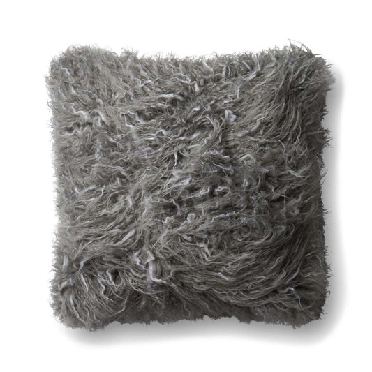 Loloi - P0598 Grey 22in x 22in Cover Only Pillow - P058P0598GY00PIL3 veiw 1