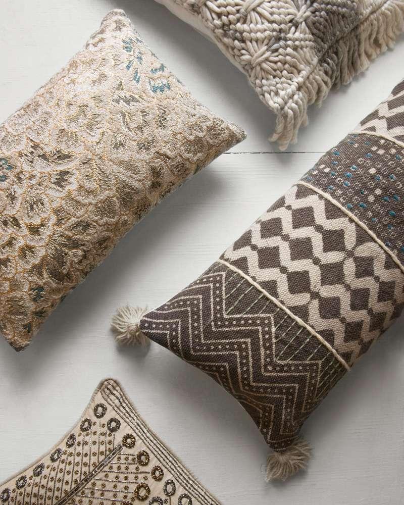 Loloi - P0607 Grey / Multi 13in x 35in Cover Only Pillow - P012P0607GYMLPI29 veiw 4