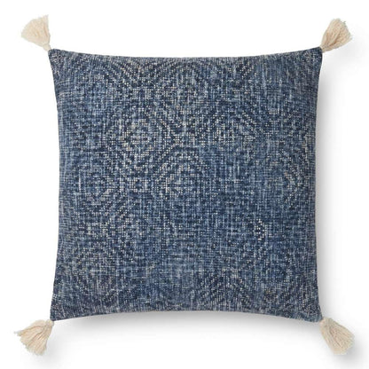 Loloi - P0621 Blue 22in x 22in Cover w/Down Pillow - DSETP0621BB00PIL3 veiw 1