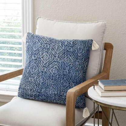 Loloi - P0621 Blue 22in x 22in Cover w/Down Pillow - DSETP0621BB00PIL3 veiw 2