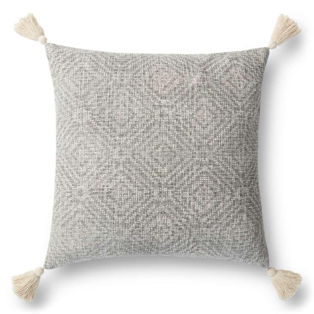 Loloi - P0621 Lt Grey 22in x 22in Cover Only Pillow - P012P0621LC00PIL3 veiw 1