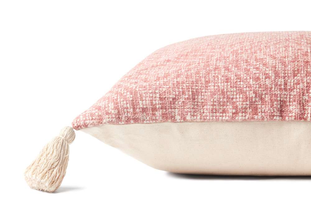 Loloi - P0621 Pink 22in x 22in Cover w/Down Pillow - DSETP0621PI00PIL3 veiw 2