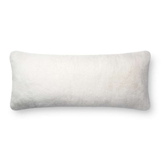 Loloi - P0710 White 13in x 35in Cover w/Poly Pillow - PSETP0710WH00PI29 veiw 1