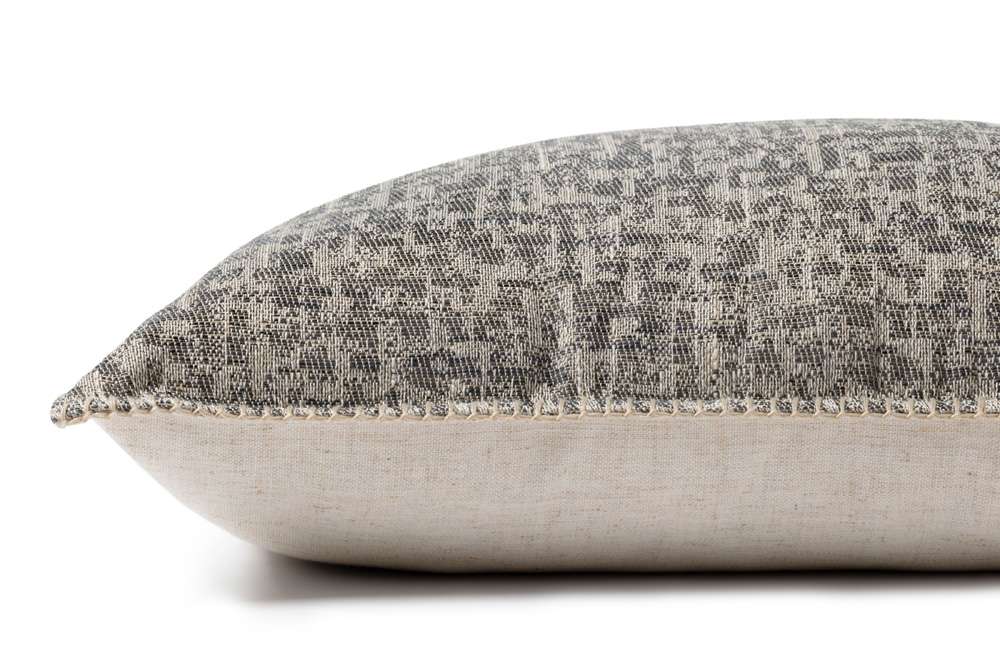Loloi - P0896 Grey 16in x 26in Cover w/Down Pillow - DSETP0896GY00PI15 veiw 2